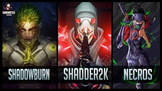 ShaDowBurn vs Shadder2k vs Necros  Gods of Genji 😱  Overwatch Moments [upl. by Lelith]