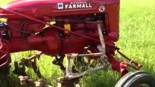 Farmall Super A with Tight Cultivators [upl. by Karlin]