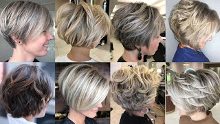 Angled Bob Haircut  bob hairstyles hair trending [upl. by Garret768]