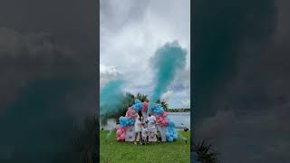 Extinguisher gender reveal show💙🧯 genderreveal genderrevealideas [upl. by Chadabe]