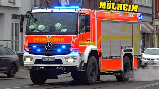 ALARMIERUNG  Feuerwehr MÜLHEIM  TLF 3000 LÖSCHZUG Freiwillige Feuerwehr amp mehr [upl. by Hnid]