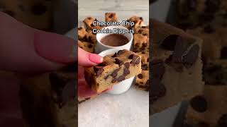 🤤Chocolate chip cookie dippers 🍪🍫 shorts cookie chocolate cookies food dessert [upl. by Guglielma945]