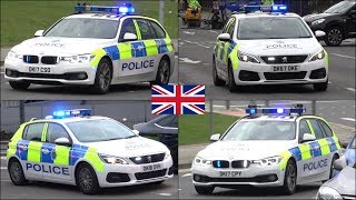 NEW Merseyside Police cars responding with siren and lights  BMW amp Peugeot [upl. by Lenzi]