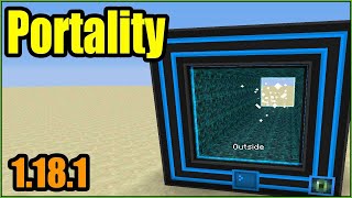 Portality Mod 1181 Download  How to install it for Minecraft PC [upl. by Haroved]