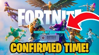 When Is Fortnite Servers Up Downtime Over CONFIRMED TIME Servers Back Up Time Chapter 5 Season 2 [upl. by Stutman]