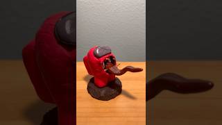 Among Usrealisticimposter amongus clay art sculpture viralvideo sculpture videogames [upl. by Marvella]