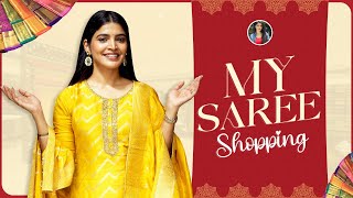 My Saree Shopping ❤️Shringaram Silks  Sanchita Shetty [upl. by Annairdna]