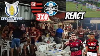 REACT FLAMENGO 3X0 GRÊMIO PELO BRASILEIRÃO 2023 [upl. by Garrett]