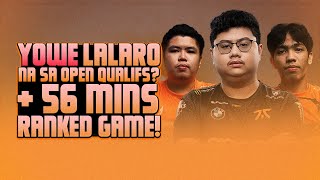 YOWE LALARO NA SA OPEN QUALIFS  56 MINUTES RANKED WITH CHIEF ARMEL AND KOKZ [upl. by Ahseyn97]