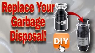 How to Install a NEW Garbage Disposal in Your Kitchen Sink  NEW GE Garbage Disposal Model GF525N [upl. by Hankins933]