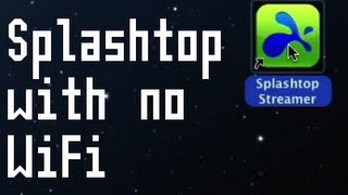 Connecting Splashtop Remote without a WiFi router [upl. by Oeak]