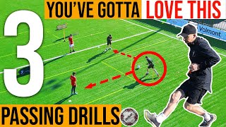 BASIC PASSING DRILLS YOU NEED TO MASTER ⚽️  JONER FOOTBALL [upl. by Nnodnarb]