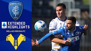 Empoli vs Hellas Verona Extended Highlights  Serie A  CBS Sports Golazo [upl. by Victorie]