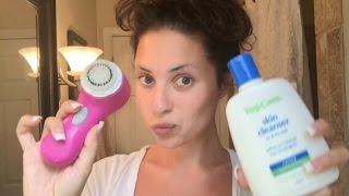 My Night Time Skincare Routine  Using The Clarisonic Mia2 [upl. by Daune188]