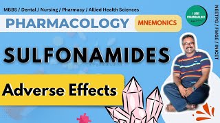 Sulfonamides Pharmacology Made Easy adverseeffects [upl. by Hayikat]