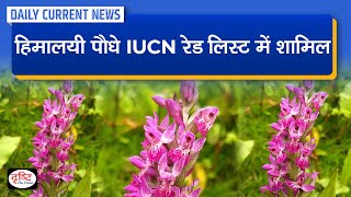 Himalayan Medicinal Plants Enter IUCN Red List  Daily Current News  Drishti IAS [upl. by Ynomrah]