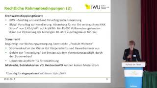 Mieterstrom  Ein aktueller Überblick über Modelle und Lösungen 3 Fachforum EnergieRegion [upl. by Zurek427]