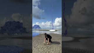 Testing My Punching Power on the Beach 🌊💥  Explosive Effects beach waves capcut seasidemagic [upl. by Ronald]