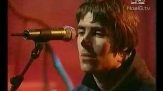 Oasis  Live Forever  Live Acoustic Performance [upl. by Dorine]