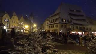 Weihnachtsmarkt Weissenburg  Marché de Noël Wissembourg  Sony AX53 [upl. by Adev204]