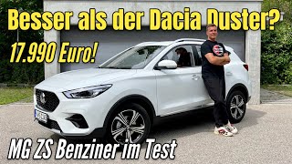 MG ZS Benziner Besser als Dacia Duster und DFSK Fengon 500 SUV für 17990 Euro  Test  Review [upl. by Allard]