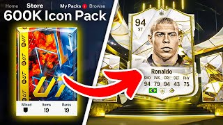 600K ICON PACKS amp PLAYER PICKS 😨 FC 24 Ultimate Team [upl. by Kenny]