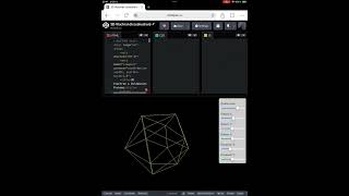 3D Viachran Icosahedron HTML CSS JAVASCRIPT 3D ICOSAHEDRON VIACHRAN [upl. by Harlamert]