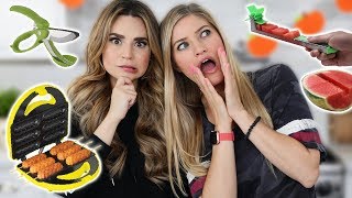 TESTING 7 MORE FUN KITCHEN GADGETS w iJustine Part 5 [upl. by Leach]