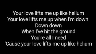 Sia  Helium Fifty Shades Darker Lyrics [upl. by Kerad]