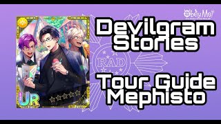 Ren0 Plays Obey Me Devilgram Stories Tour Guide Mephisto [upl. by Nolaf311]