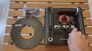 Impressions on the Praxis Zayante Carbon Crank Arms  Pass Quest Chain Ring on my Avro Bike [upl. by Nura]