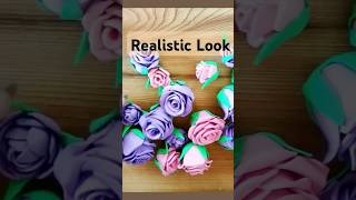 Foam sheet flowers shorts diy youtubeshorts rose handmade craft art Kalyaniscorner [upl. by Phene601]