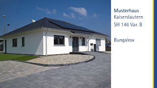 Musterhaus Kaiserslautern von ScanHaus Marlow  ein Bungalow SH 146 Var B [upl. by Eimam]