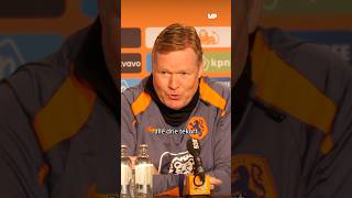 RONALD KOEMAN BESCHERMT ORANJESPITSEN 🤝🇳🇱Nederland Oranje [upl. by Darrel]