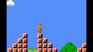 Super Mario Bros jumping over the flagpole in 11 [upl. by Afesoj]