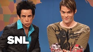 Weekend Update Stefon and Derek Zoolander Ben Stiller on Autumns Hottest Tips  SNL [upl. by Sone]