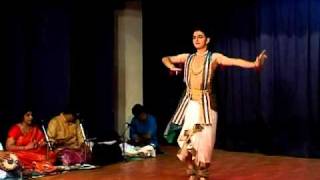 Bharatanatyam performance by Yatin Agarwal Varnam part 1 [upl. by Idette]