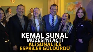 Ekrem İmamoğlu Kemal Sunal Müzesi açtı Ali Sunal ile esprileri herkesi güldürdü [upl. by Anayek623]