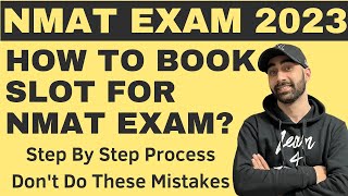 How to Book Exam Slot for NMAT Exam 2023  StepbyStep Guide to Secure Your Preferred Date [upl. by Leontina64]