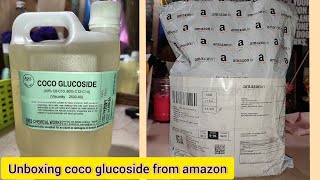 Coco glucoside unboxing  Amazon products  mild surfactant [upl. by Arihat]