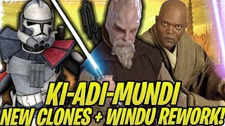 KIADIMUNDI MACE REWORK AND NEW CLONES Future New Playable Characters Geonosis TB Overview [upl. by Jala906]