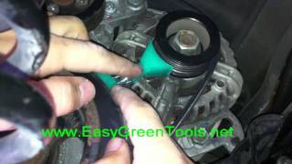 smart fortwo belt replacement  tutorial  Easy Green Tools [upl. by Rex742]