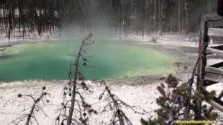 Geothermal Areas at Yellowstone National Park [upl. by Enytsirk399]