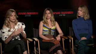 Blade Runner 2049 Interview  Ana De Armas Sylvia Hoeks amp Mackenzie Davis [upl. by Lontson]