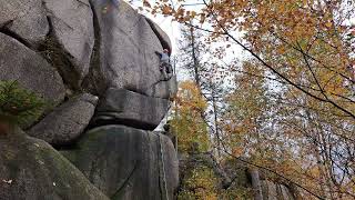 Klettern im Harz  Okertal  Ziegenrücken  Südwestkante 6 [upl. by Eeldivad532]