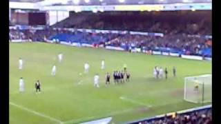 Jermaine Beckford goal v Peterborough  We are leeds [upl. by Yenttihw989]