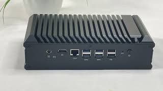 Q818GE Barebone Mini PC Computer Celeron 3867U 8 LAN Ports Network Switch pfsense Firewall PC [upl. by Amador]