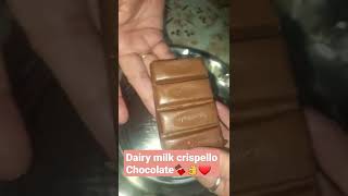 dairy milk crispello chocolate 🍫 unboxingcrispello dairymilkchocolatelover choytshortsviral ❤😇 [upl. by Ute]