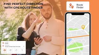 GPS Navigation Live Earth Maps  GPS Satellite Map  Driving Direction  Route Finder  Compass [upl. by Bohrer245]