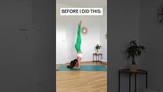 Learn forearm stand shorts shortvideo forearmstand yoga [upl. by Chappie]